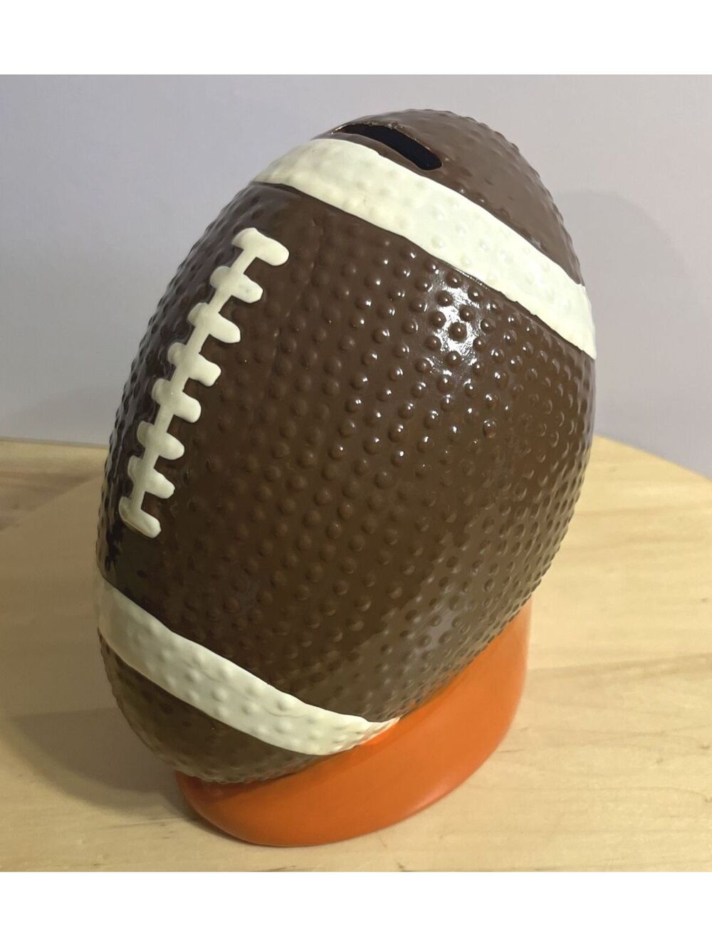Vintage Football Coin Bank Ceramic Starpoint NFL Team Game 70s Retro Throwback